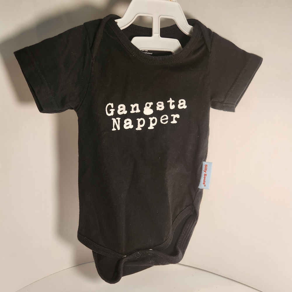 Black Gangsta Napper Kids One Piece